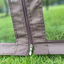 Patio Gazebo Tent With Ventilated Double Roof And Mosquito Net For Backyard Or Garden