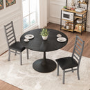 Metal Dining Chairs With Steel Legg, High Back Armless Design