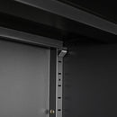 Metal Storage Cabinet With Locking Doors And Adjustable Shelf, Folding Filing Storage Cabinet, Folding Storage Locker Cabinet For Home Office, School, Garage