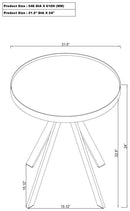 Briggs - Round Coffee And End Table Set