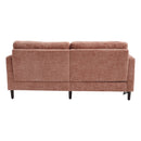 Chenille 2 Seater Sofa With LED Light, USB Charging Port, And Storage Bag