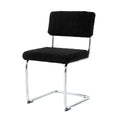 Modern Luxury Dining Chair With Metal Legs And Bow Design (Set of 4)