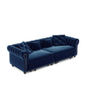 3 In 1 Pull Out Sofa Bed With Movable Ottoman