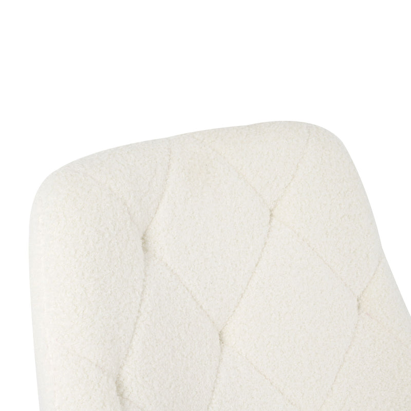 Modern Teddy Velvet Fabric Chair With Gold Plated 5 Claw Legs