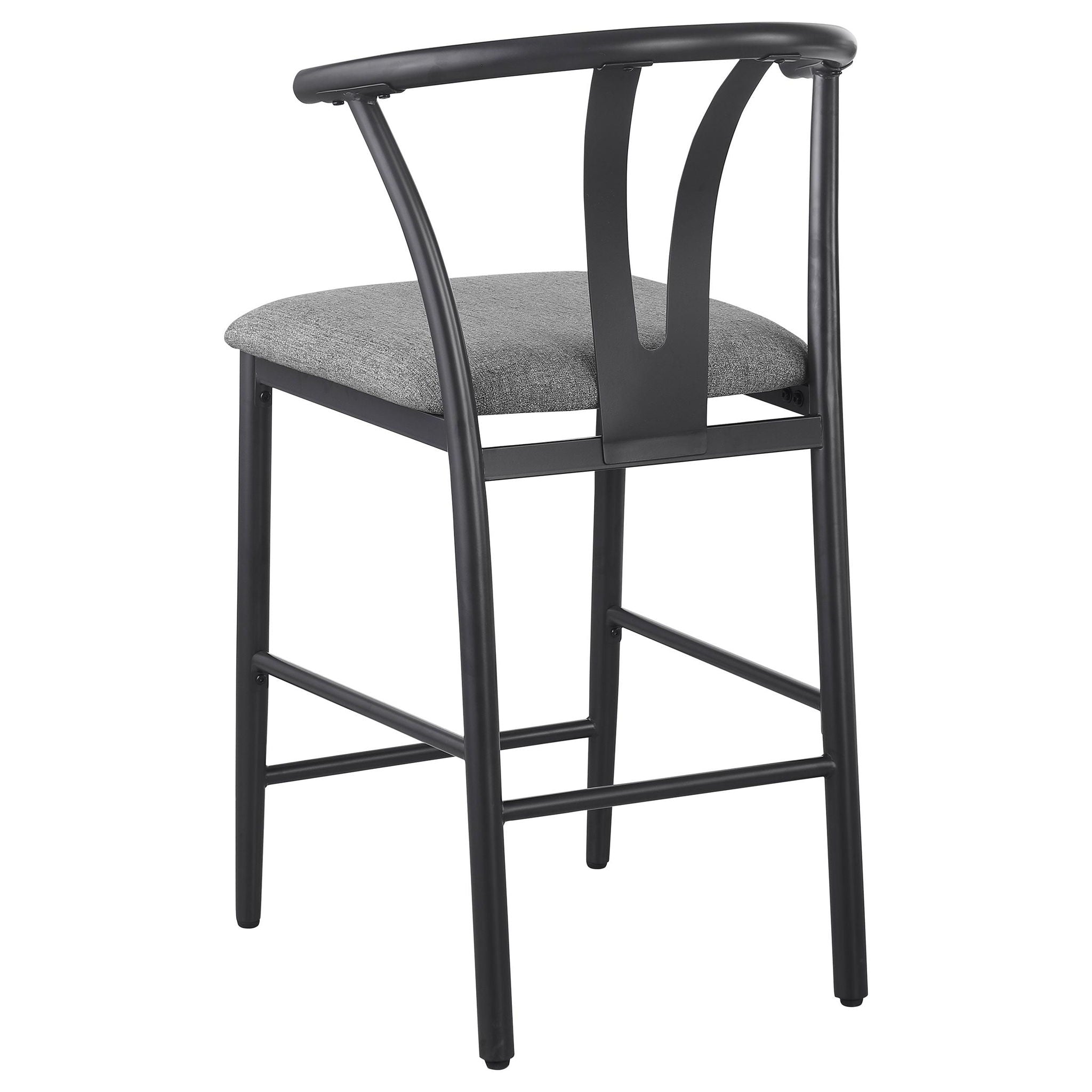 Dolman Counter Height Dining Side Chair Grey (Set of 2) - Atlantic Fine Furniture Melbourne FL