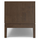 Harper - Low TV Media Stand - Walnut Brown