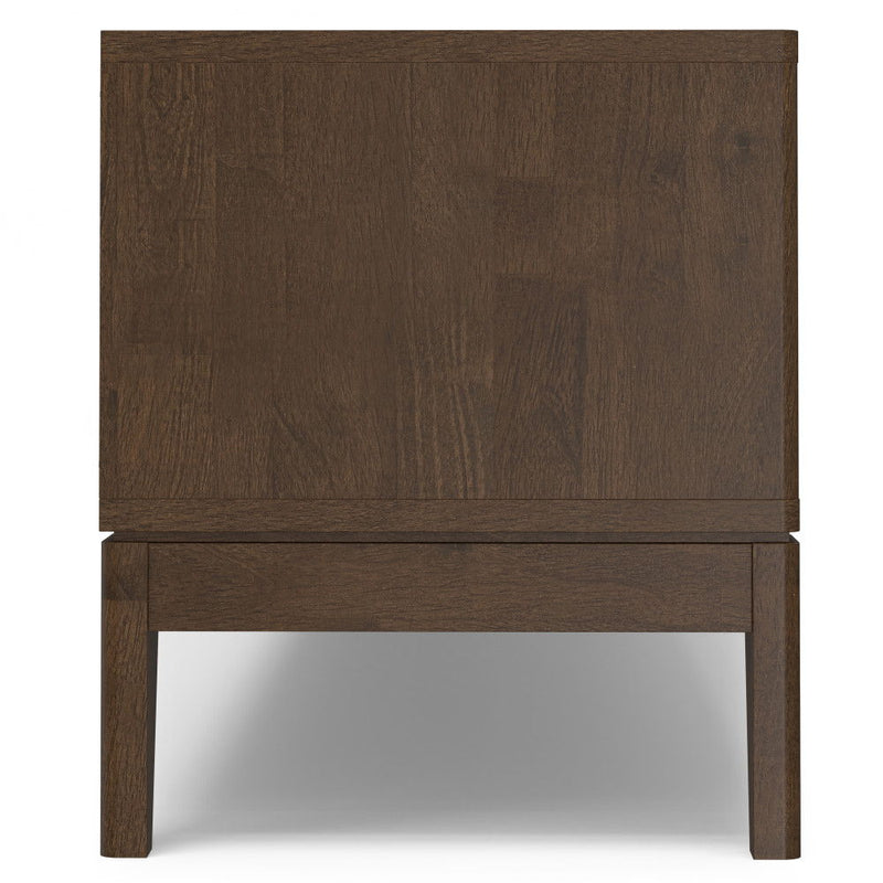 Harper - Low TV Media Stand - Walnut Brown