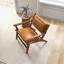 Hendrix - Antique Arm Chair - Brown / Rustic / Tan