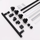 Frameless Single Sliding Shower Door With Clear Tempered Glass