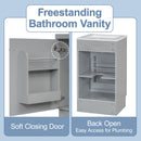 Bathroom Vanity With Sink, Cabinet With Adjustable Shelf