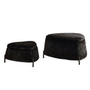 Upholstered Storage Ottoman Set With Reversible Lid