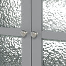 Bathroom Vanity With Ceramic Sink, Adjustable & Open Shelf