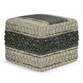 Grady - Handcrafted Square Pouf