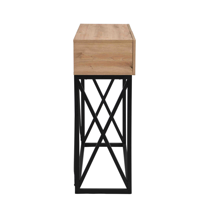 Luxury Industrial Table With 2 Drawers