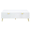 Gaines - High Gloss Coffee Table - White