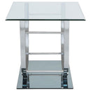 Danville - Rectangular U-Shaped Glass Top Table