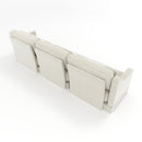 Elegant Sofa With Ergonomic Design And Lumbar Pillows