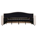 Upholstered Daybed With Storage Armrests, Trundle And Latest Integrated Bluetooth Audio System