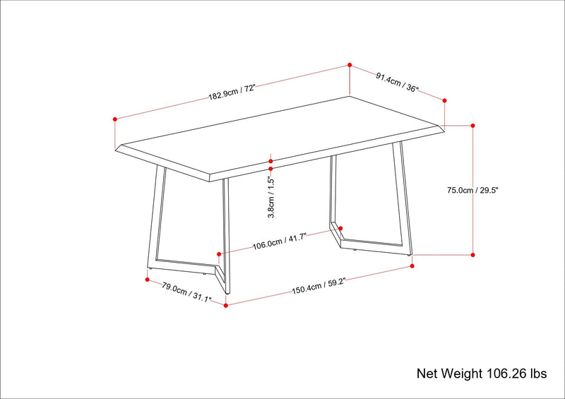 Watkins - Sturdy Dining Table