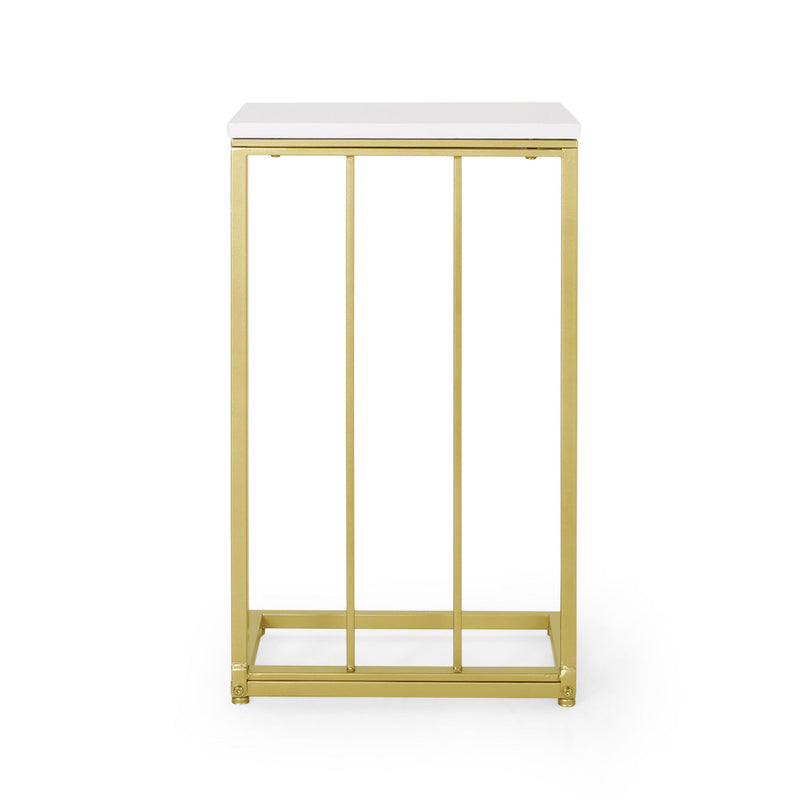 Modern Glam C - Shape End Table