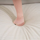 Mid-Century Modern 3 Seater Sectional Sofa With Arm And Throw Pillows