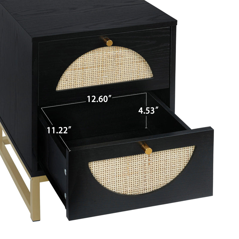 Allen - 2 Drawer Nightstand (Set of 2)