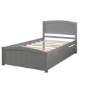 Platform Bed & Headboard, Footboard And Wood Slat Support