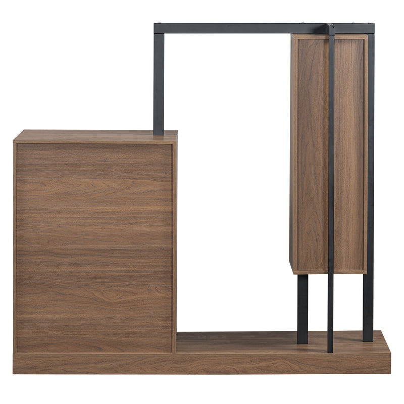 Wardrobe With 4 Drawers And 3 Shelves