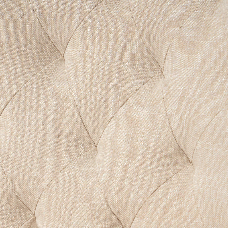 Springfield - Tufted Club Chair Stylish Upholstery - Light Beige