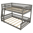 Bunk Bed With Ladder And Guardrails