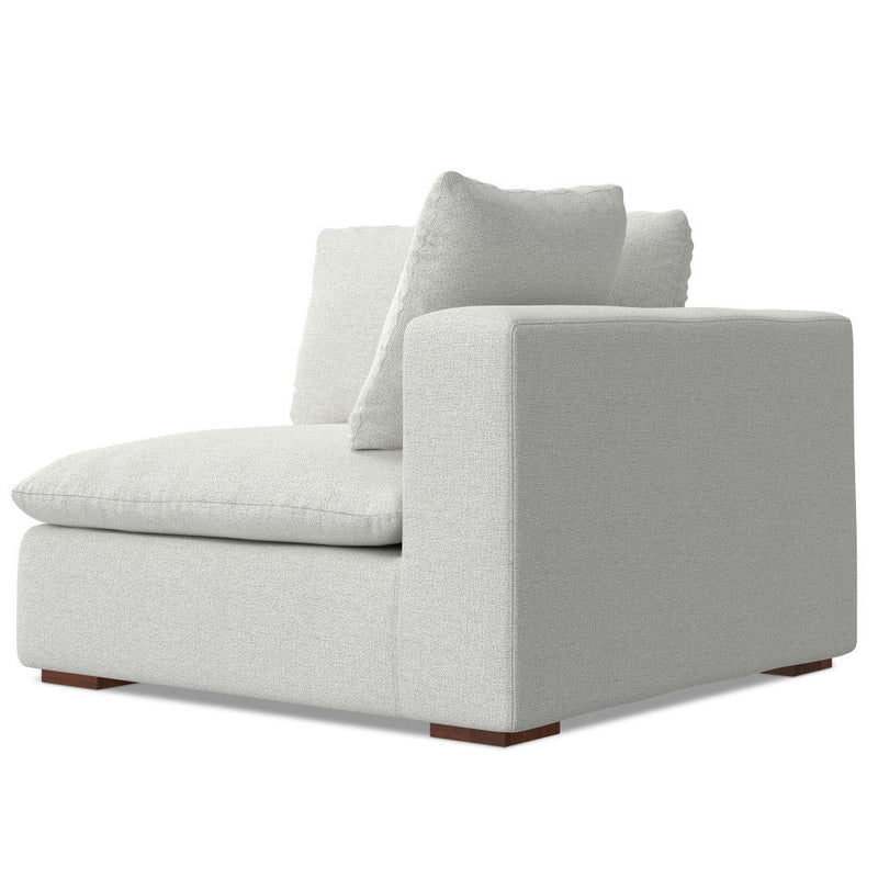 Jasmine - Right Arm Sofa Module - Gray