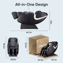 Bosscare - 2023 New Massage Full Body Chairs With Ai Voice, App Control Zero Gravity Shiatsu Recliner Massage Chair