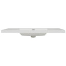 Vanity Top With 3 Faucet Holes, Rectangular Basin For Bathroom - White