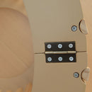 Modern Round Coffee Table With Grille Moldin