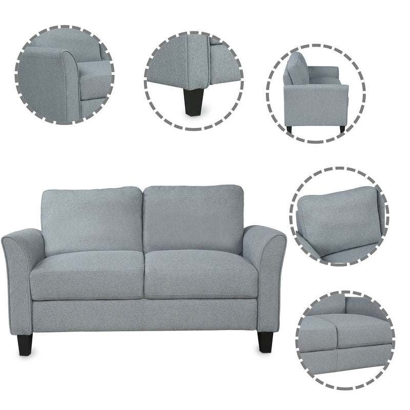 Living Room Sets Furniture Armrest Sofa Single Chair Sofa Loveseat Chair 3 Seat Sofa (Chair Loveseat Chair & 3 Seat Sofa)