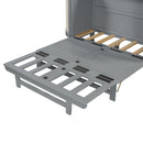 Murphy Bed With Hidden Storage & Modern Woven Design