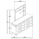 Gracemont - 8-Drawer Bedroom Dresser Cabinet