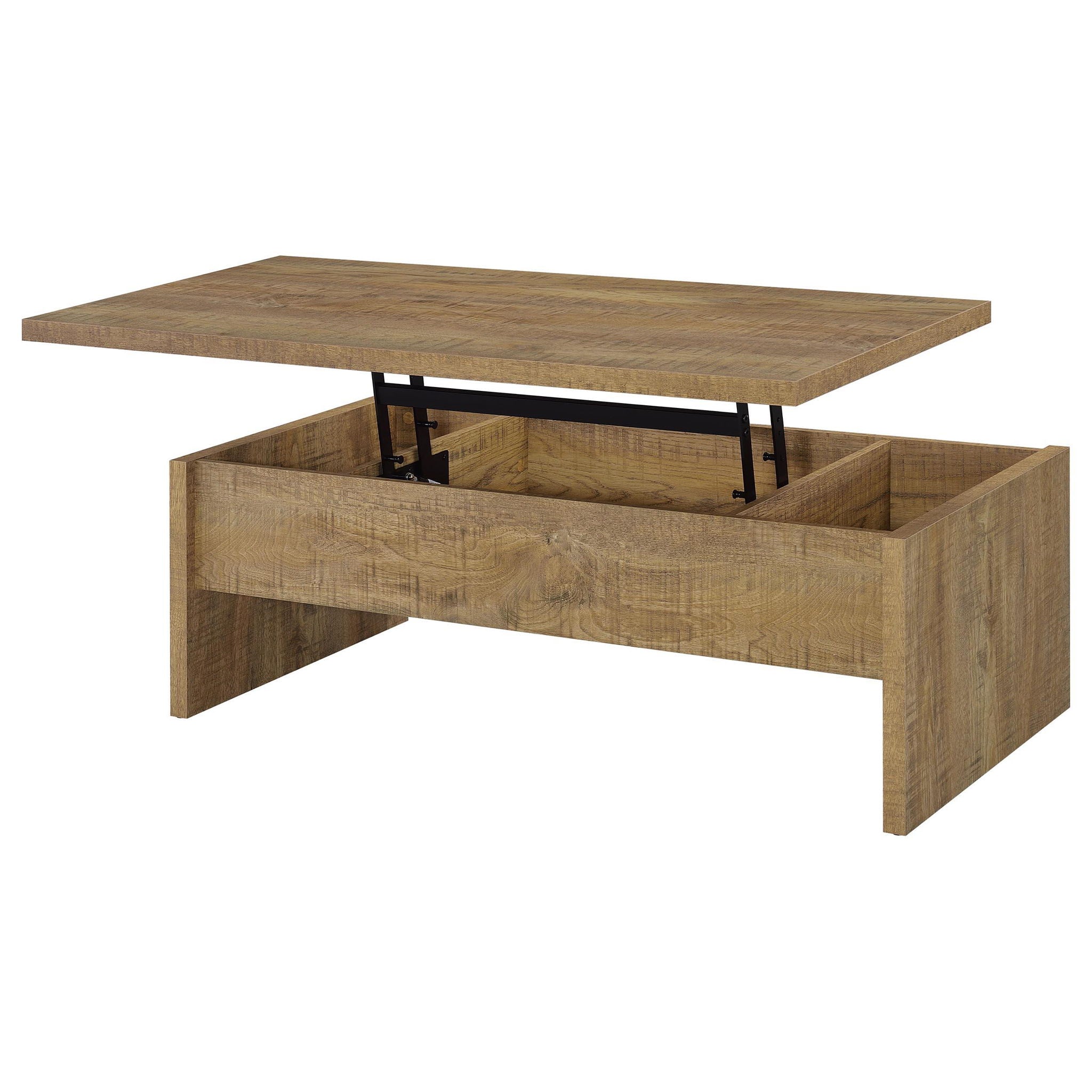 Canoga 2-piece Lift Top Cocktail Coffee Table Set Mango - Atlantic Fine Furniture Melbourne FL