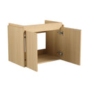 Modern Bathroom Vanity With Ceramic Basin, Wall Mounted Floating Sink Combo, Storage Cabinet