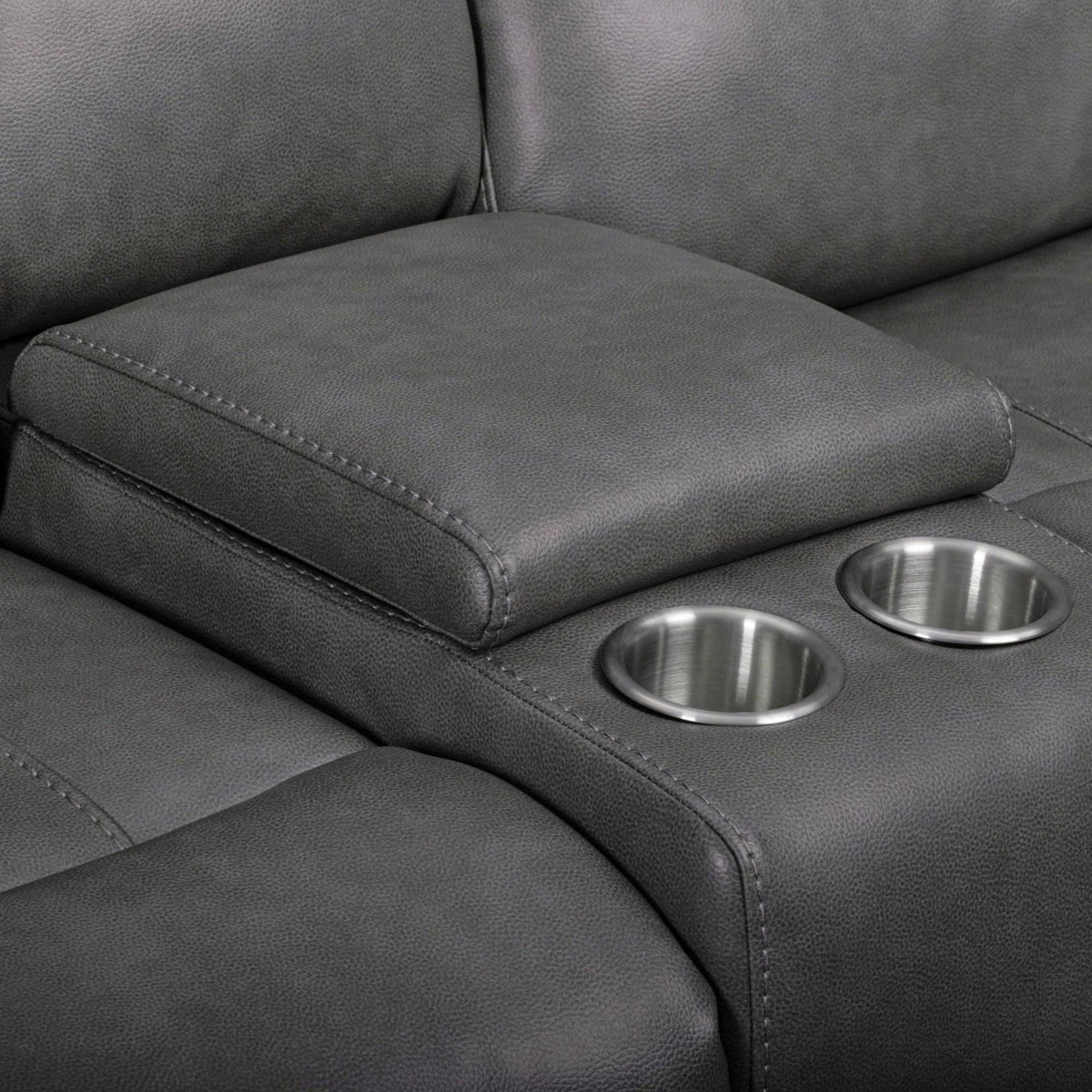 Camaro 6 Piece Sectional in Nugget Gray by Elements International, view 3