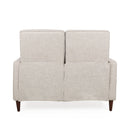 Manville - Contemporary Tufted Loveseat Pushback Recliner