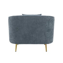 Nakendra - Chair With Pillow - Cobalt Blue Chenille