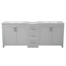Double Sink Bathroom Vanity With Quartz Countertop