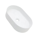 Vessel Oval Bathroom Sink - White