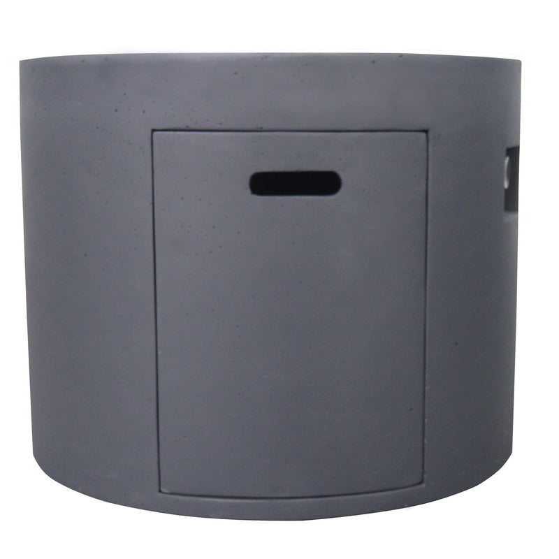 Round Iron Fire Pit With 40,000 Btu