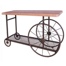 Francie - Sofa Table - Oak & Antique Gray