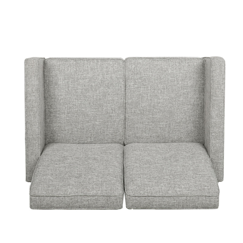 Manville - Contemporary Tufted Loveseat Pushback Recliner