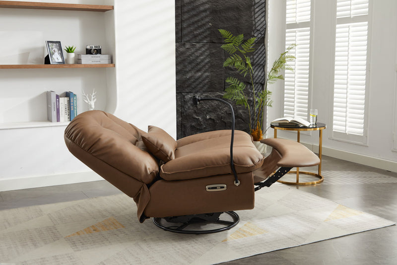 Power Recliner Swivel Glider USB Charger With Bluetooth Music Player, Sleep, Working, Game And Leisure