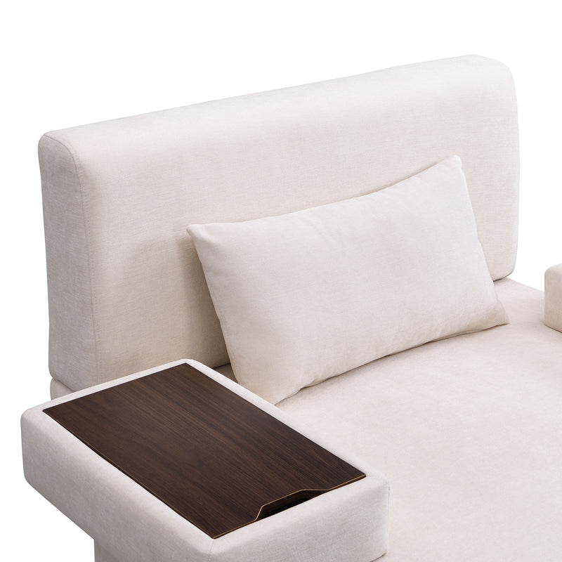 Modern Oversized Armchair With Soft Cushion For Living Room