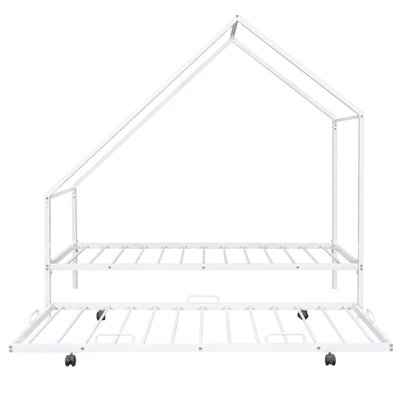 House Bed With Trundle